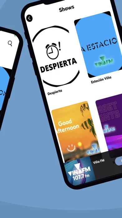Capturas de tela do VinaFM