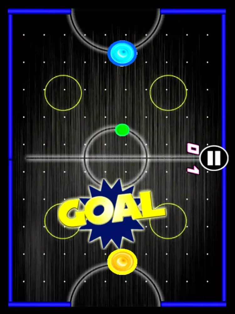 صور Glow Air Hockey 3D iPad 