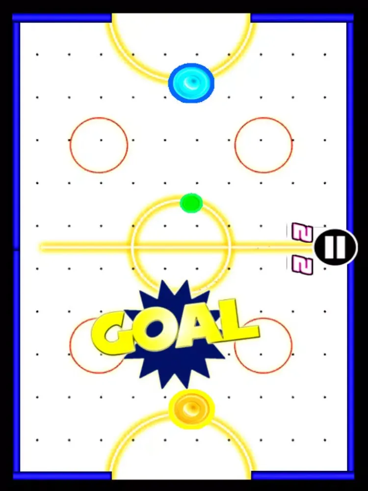صور Glow Air Hockey 3D iPad 