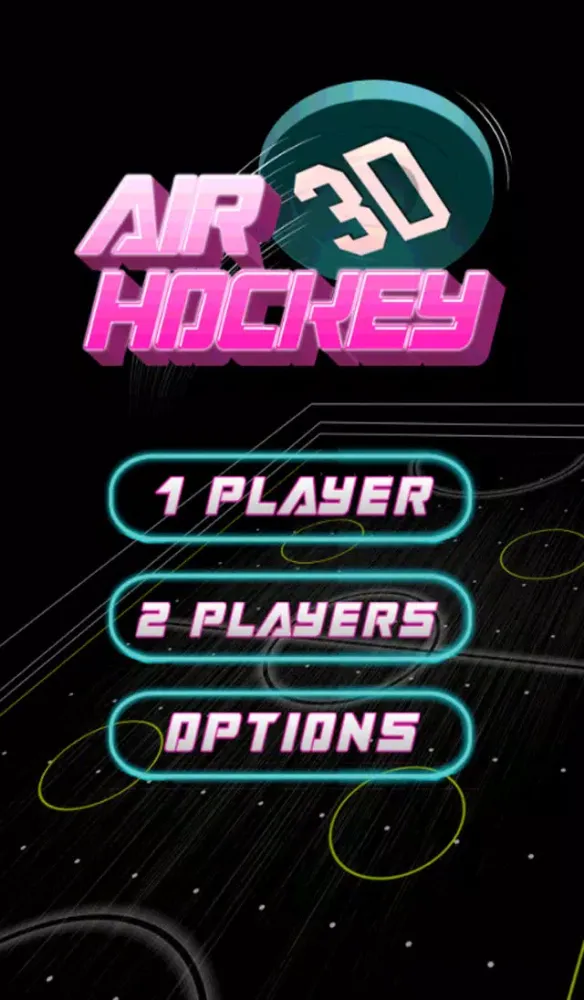 صور Glow Air Hockey 3D