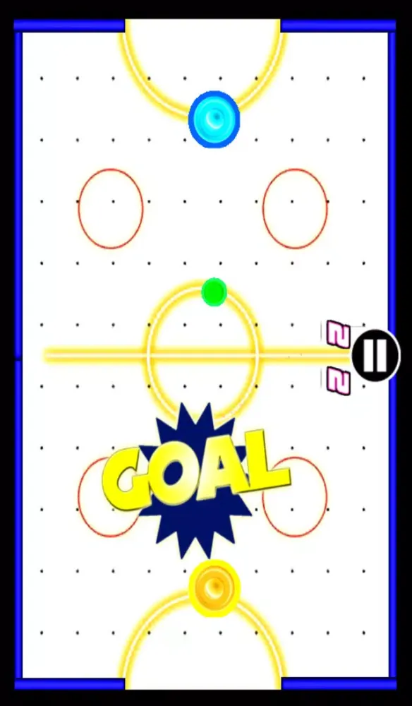 صور Glow Air Hockey 3D
