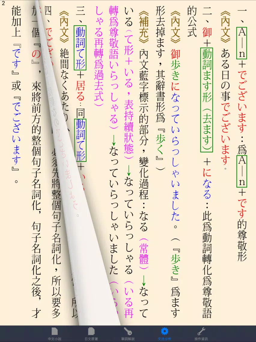蜘蛛之絲：看小說學日文（中日對照） iPad  Screenshots