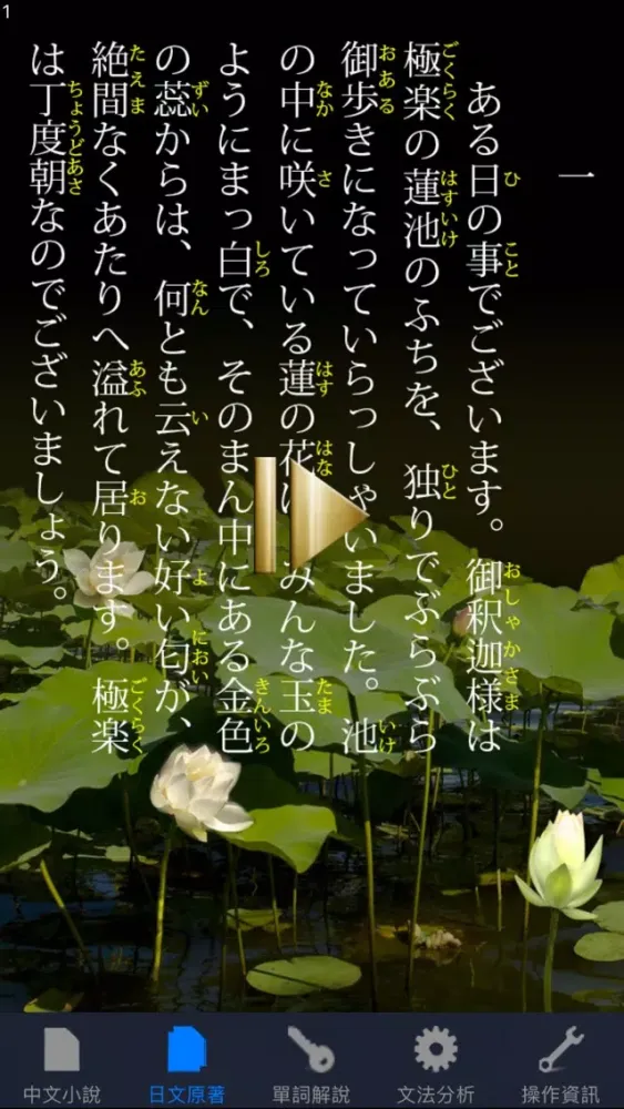 蜘蛛之絲：看小說學日文（中日對照） 스크린샷