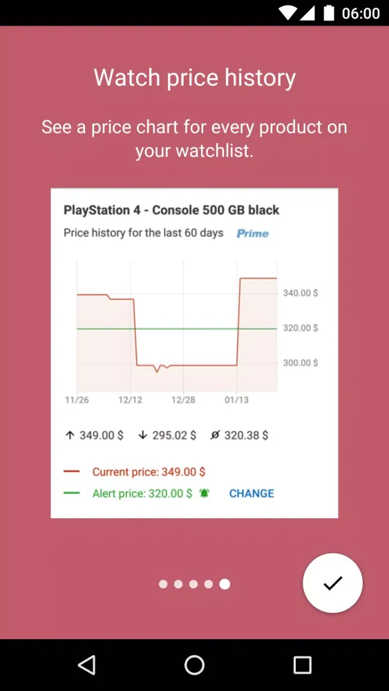 Amazon Alert Screenshots