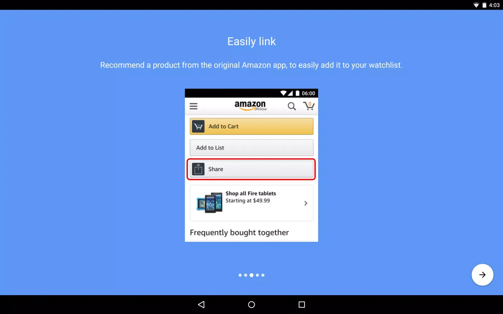 Amazon Alert Screenshots