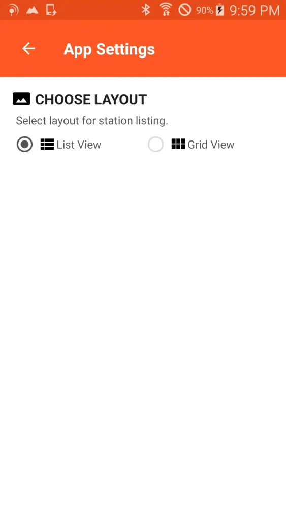 Tangkapan layar Multi Radio Demo
