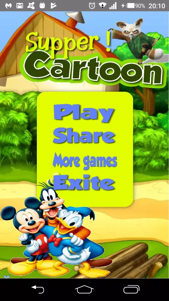 Screenshot di Sliding Puzzle Cartoon