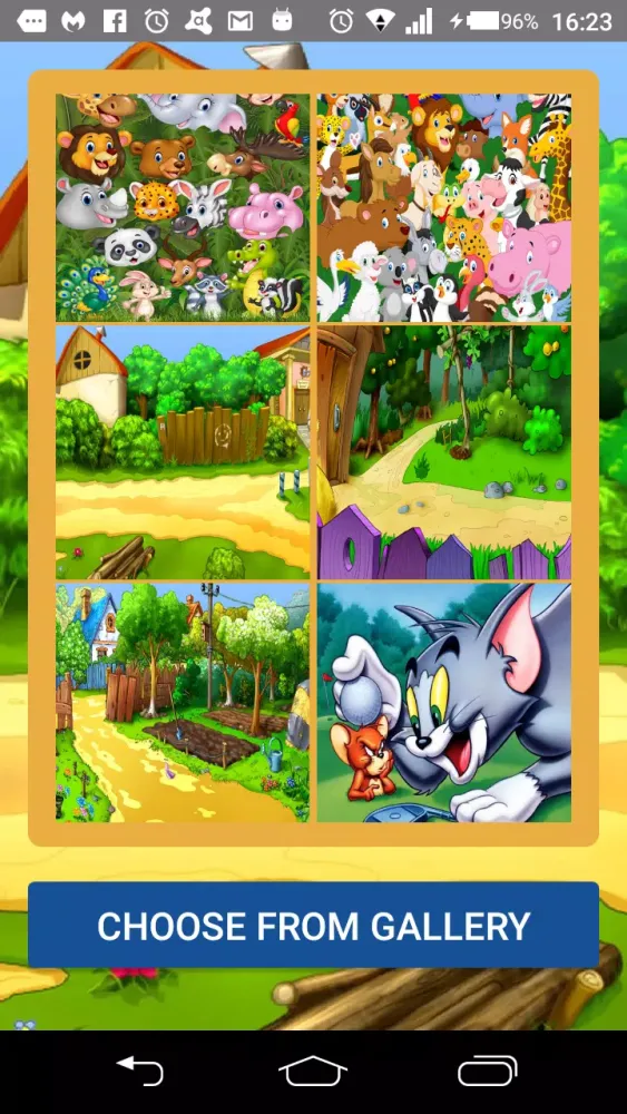 Screenshot di Sliding Puzzle Cartoon