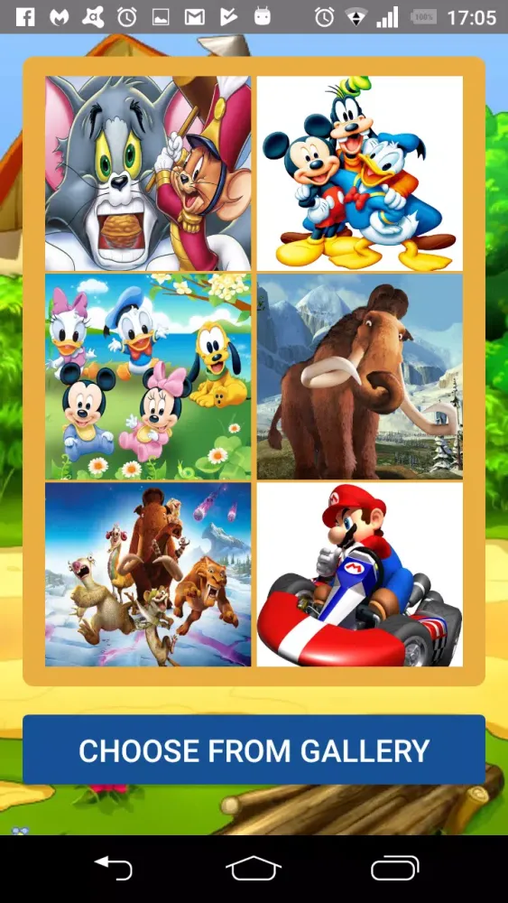 Screenshot di Sliding Puzzle Cartoon