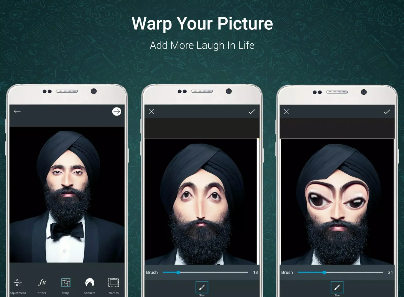 Punjabi Turban Beard Editor Screenshots