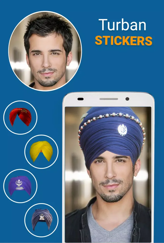 Punjabi Turban Beard Editor Screenshots