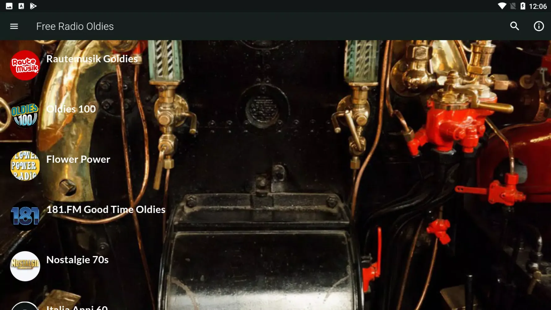 Radio Oldies سکرین شاٹس