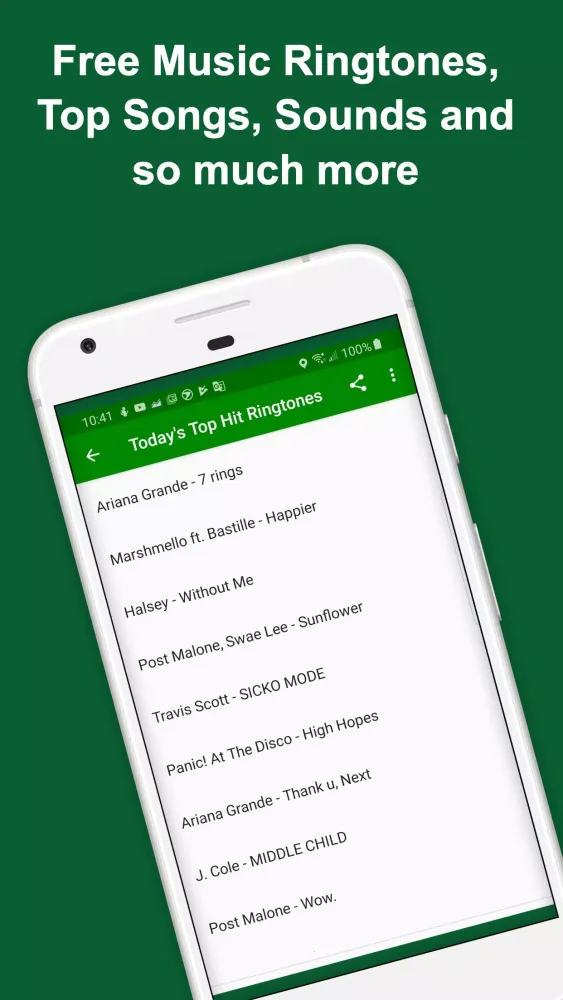 Today's Hit Ringtones - Free New Music Ring Tones Screenshots