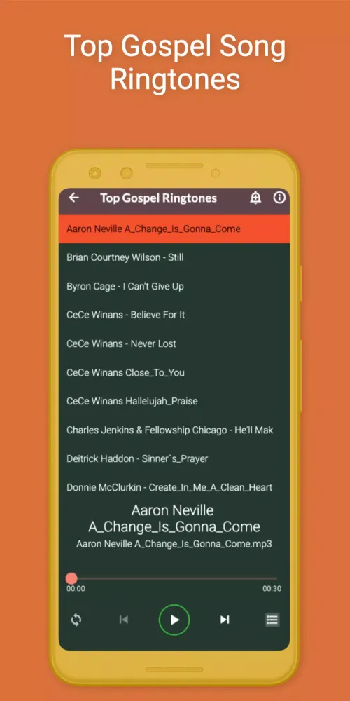 Скриншоты Christian Music Ringtones