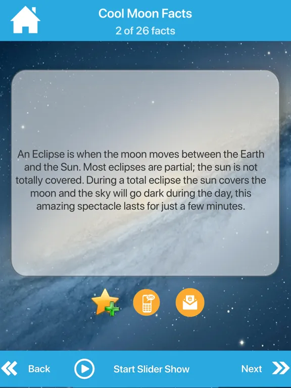 Cool Astronomy Facts iPad 应用截图