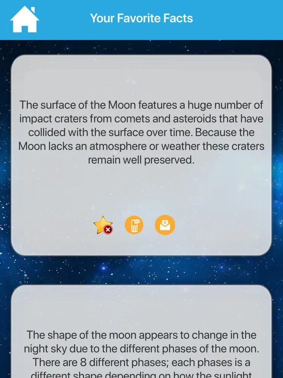 Cool Astronomy Facts iPad 应用截图
