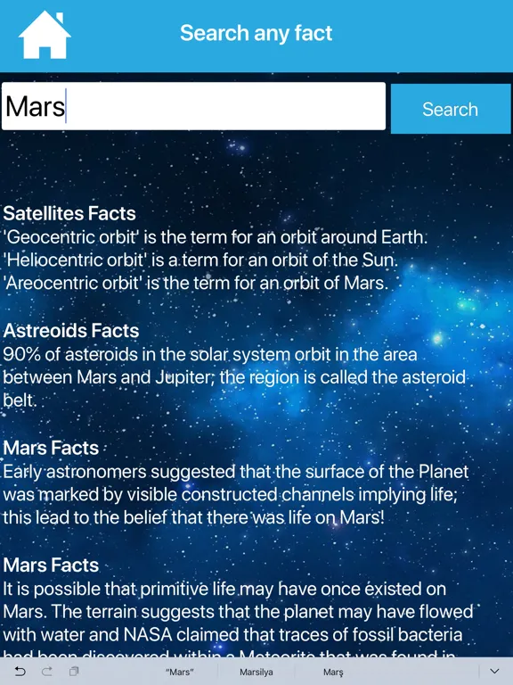 Cool Astronomy Facts iPad 应用截图
