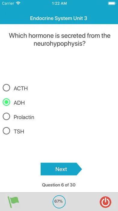 Endocrine System Quizzes স্ক্রিনশট
