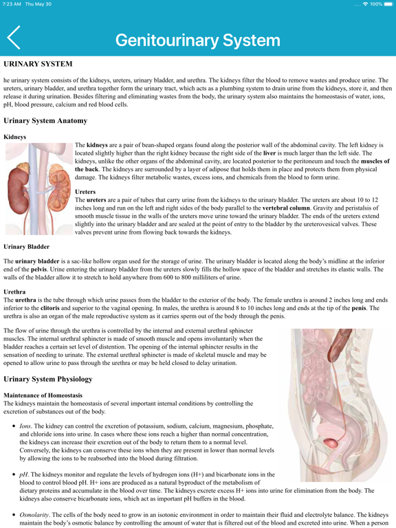 Tangkapan skrin The Human Body Systems iPad 
