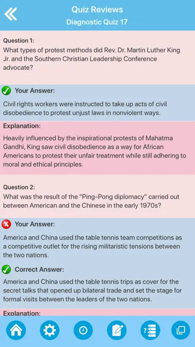 ภาพหน้าจอของ Learning US History
