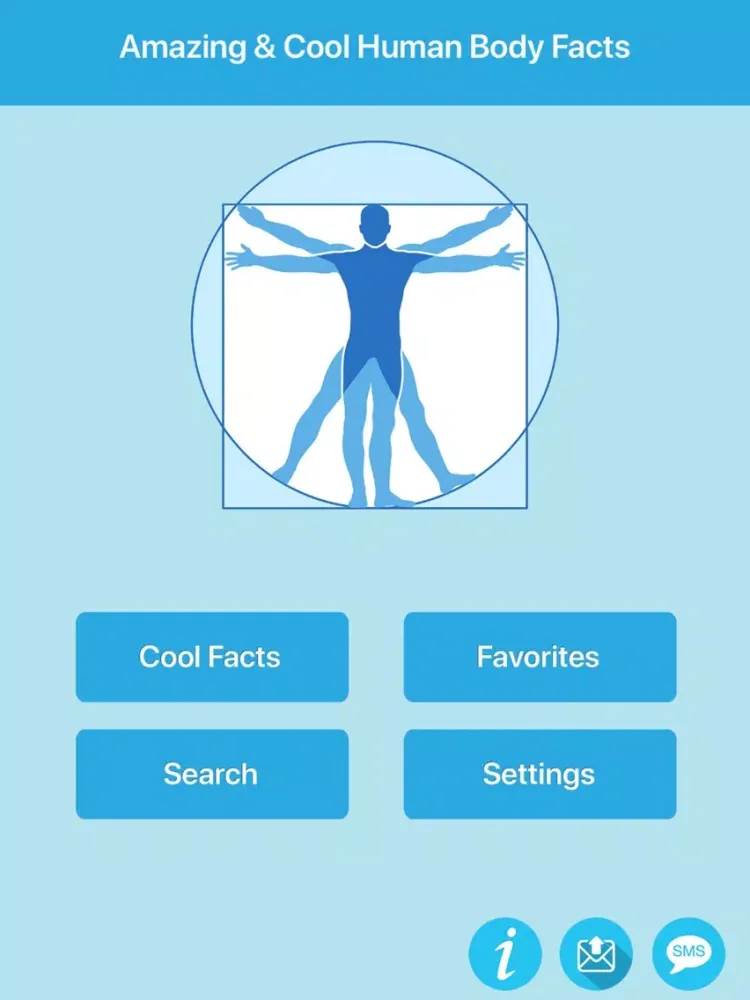 Cool Human Body Facts iPad  Screenshots