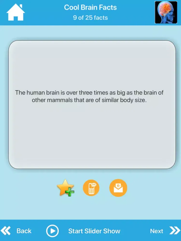 Cool Human Body Facts iPad  Screenshots