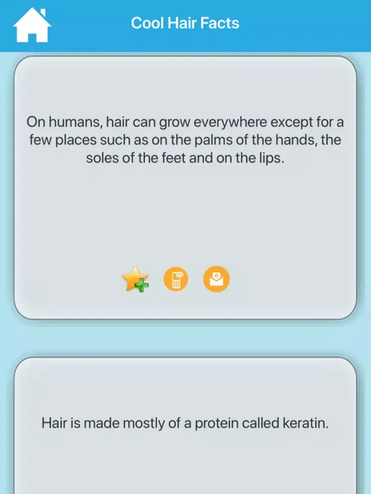 Cool Human Body Facts iPad  Screenshots