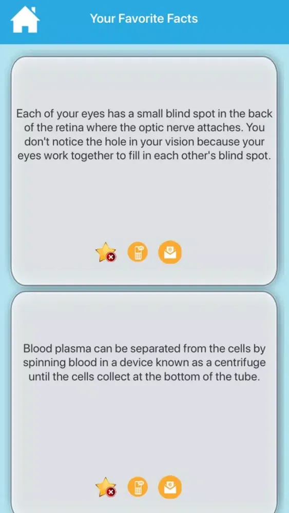 Cool Human Body Facts Screenshots