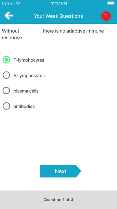 Human Immune System Quiz應用截圖