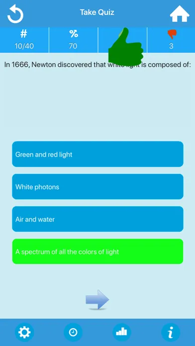 Newton Biography & Quiz Screenshots