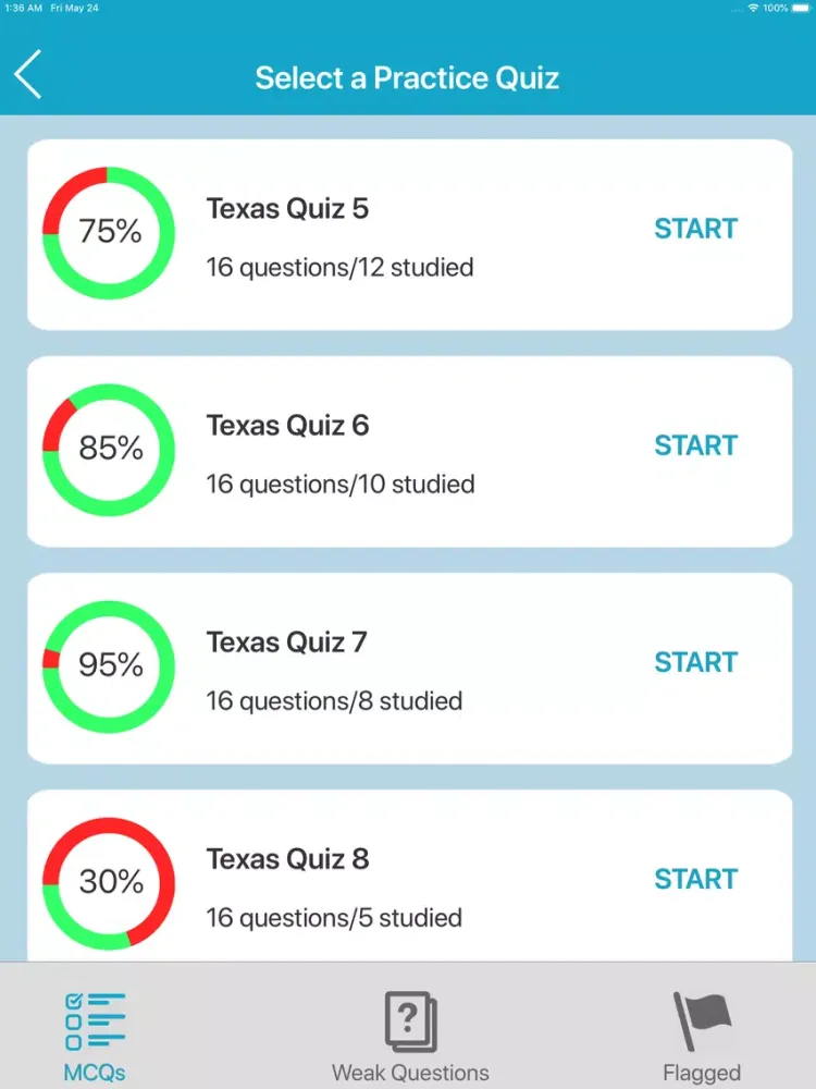 Tangkapan skrin 50 States : Texas Quiz iPad 