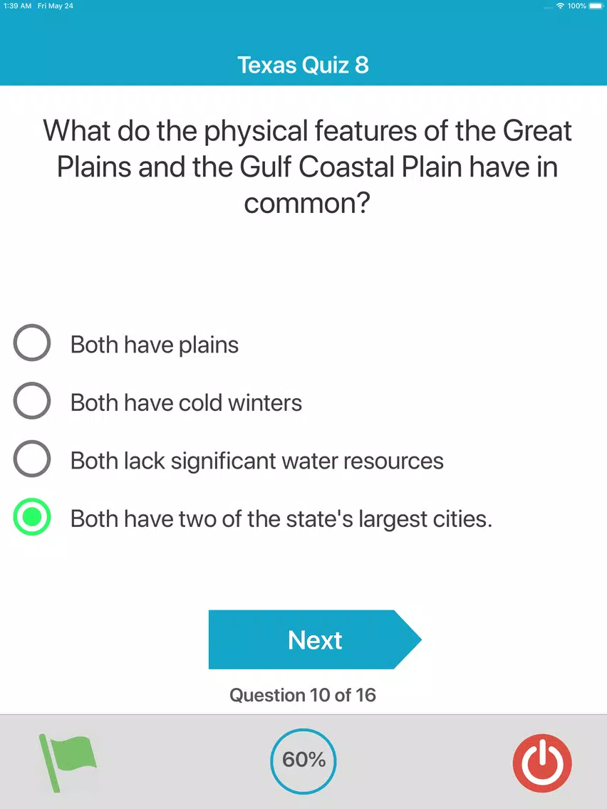 50 States : Texas Quiz iPad  سکرین شاٹس