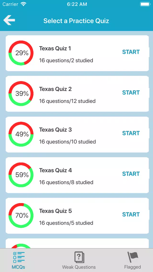 50 States : Texas Quiz سکرین شاٹس