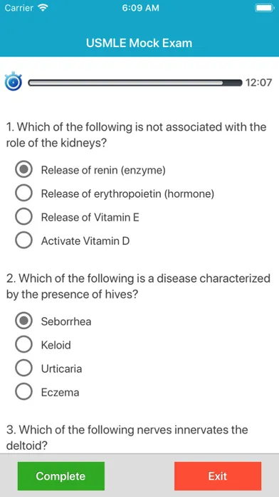 USMLE 1 Practice Questions应用截图