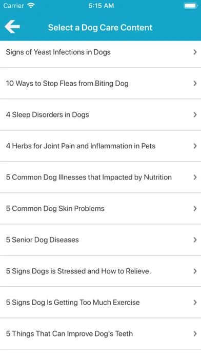 Captures d'écran de Veterinary Manual