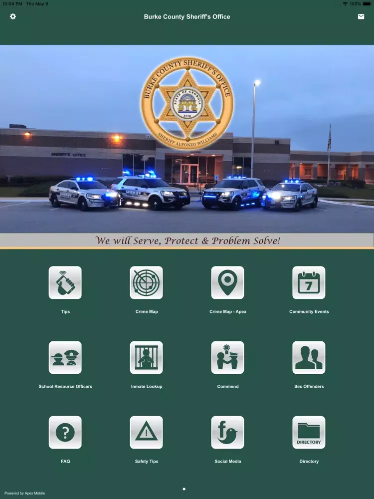 Burke County Sheriff's Office iPad  स्क्रीनशॉट