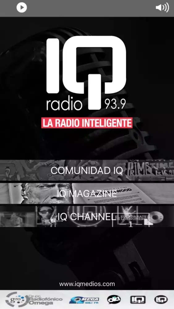 Tangkapan layar IQ Radio 93.9
