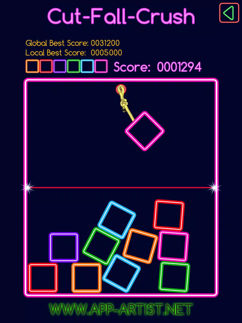 تصاویر Cut-Fall-Crush: A unique and very challenging casual game iPad 