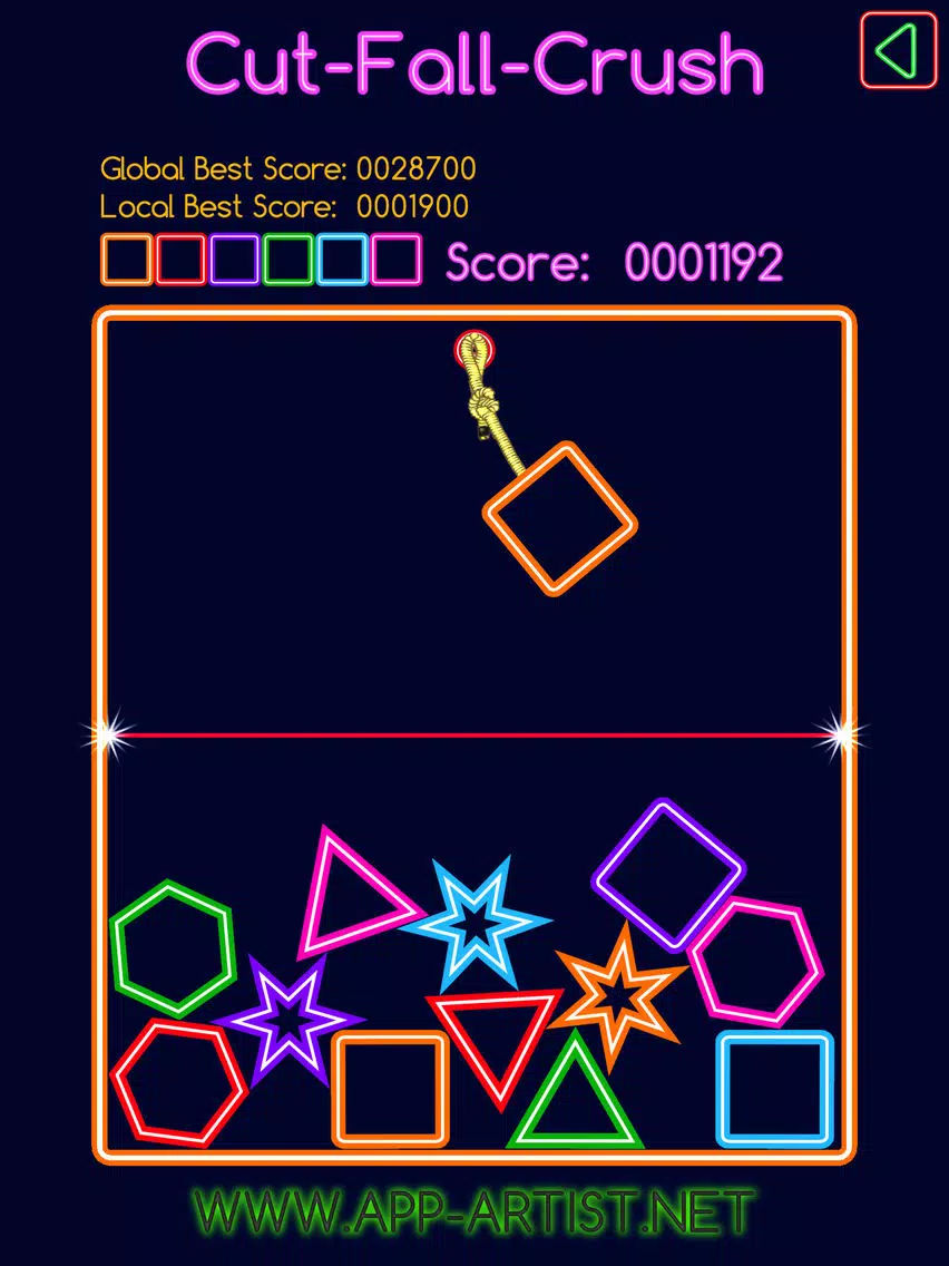 تصاویر Cut-Fall-Crush: A unique and very challenging casual game iPad 