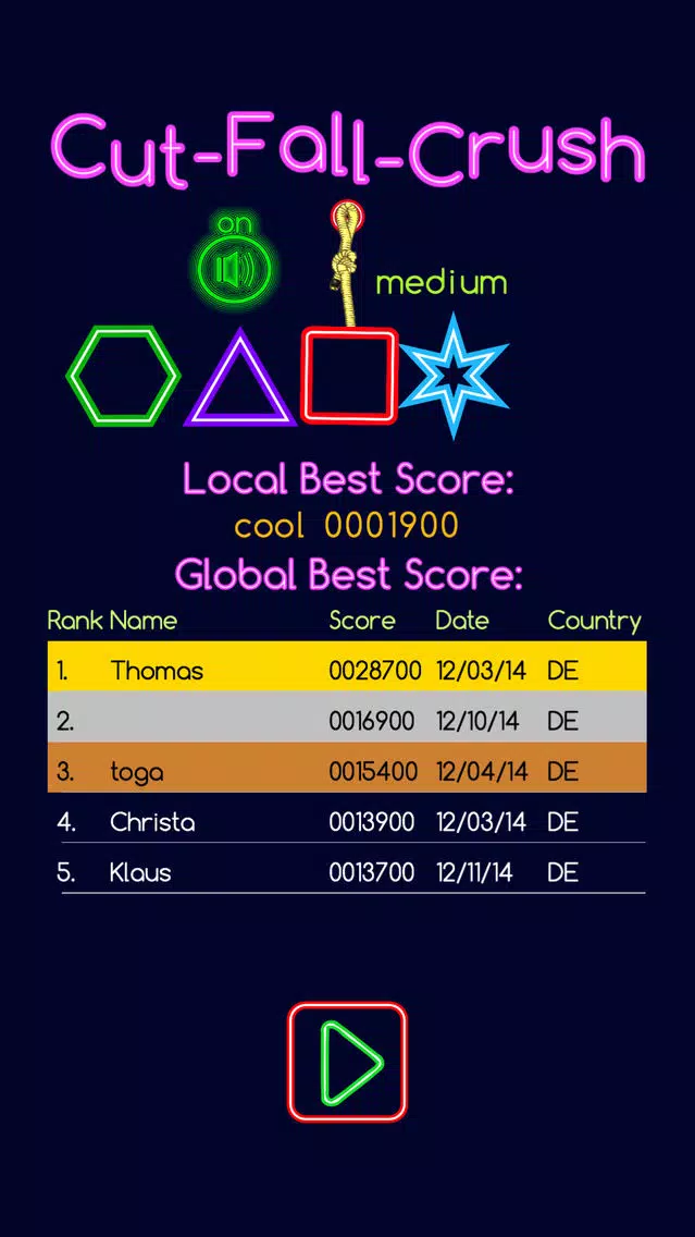 تصاویر Cut-Fall-Crush: A unique and very challenging casual game