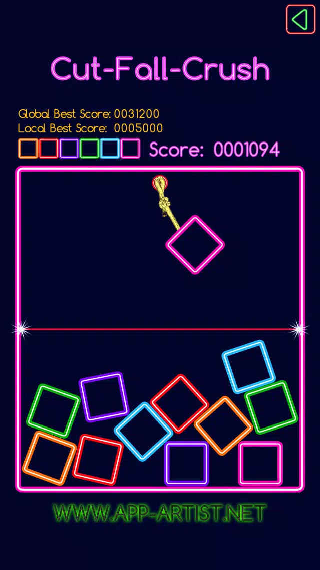 تصاویر Cut-Fall-Crush: A unique and very challenging casual game