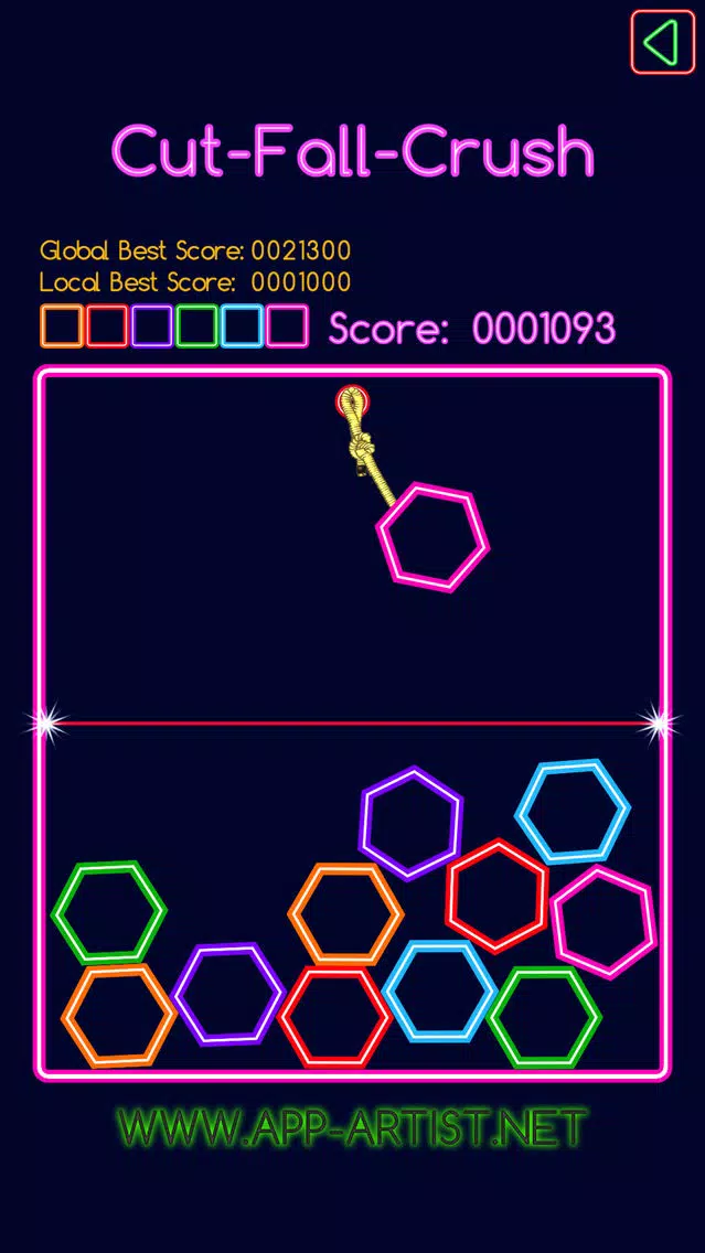 تصاویر Cut-Fall-Crush: A unique and very challenging casual game