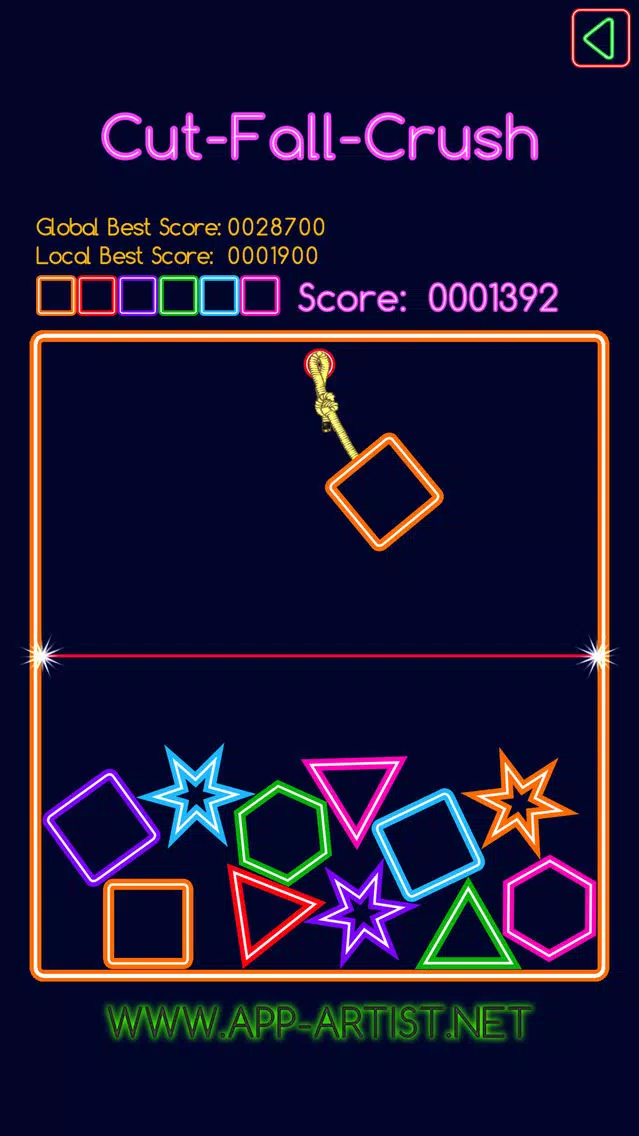 تصاویر Cut-Fall-Crush: A unique and very challenging casual game