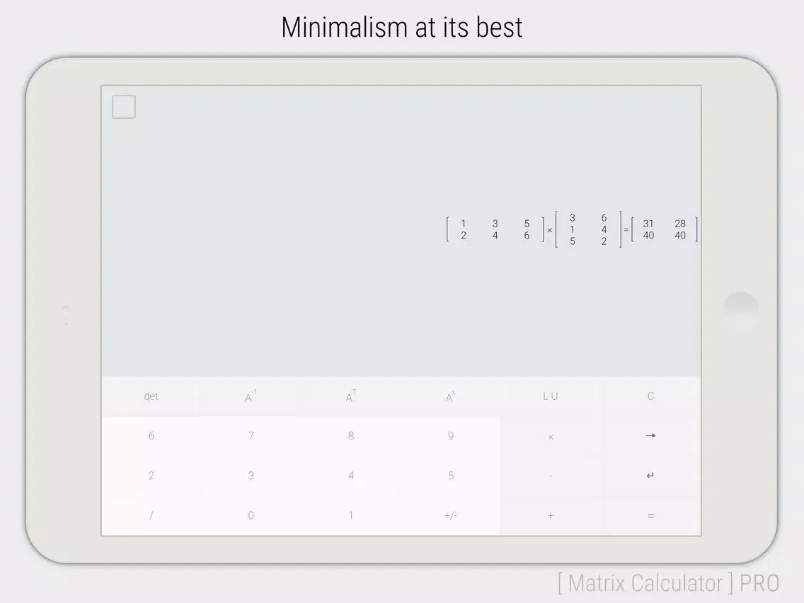 [ Matrix Calculator ] ² iPad  স্ক্রিনশট