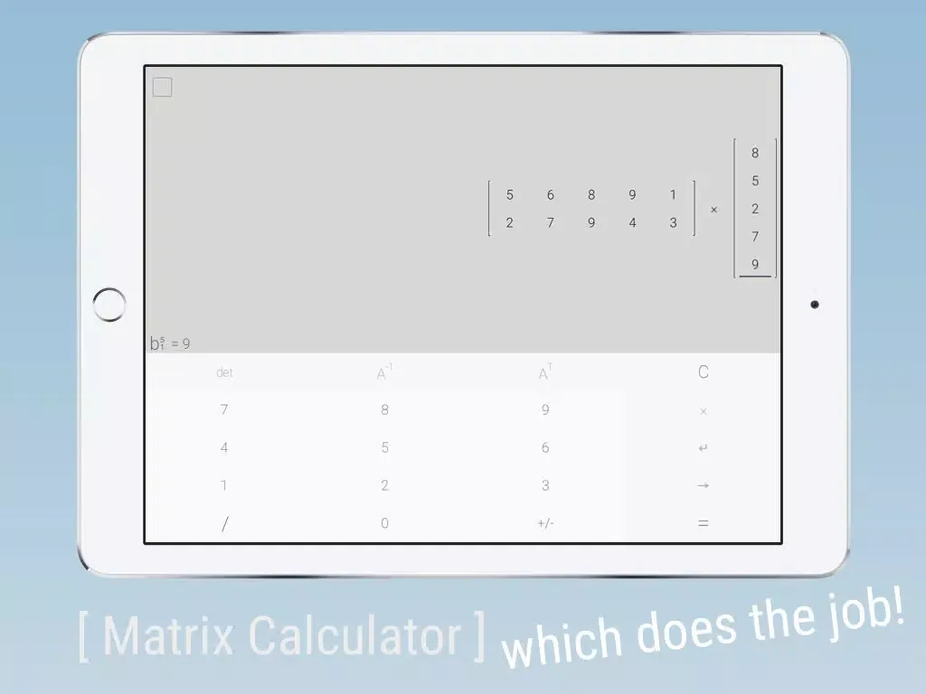 [ Matrix Calculator ] ² iPad  স্ক্রিনশট