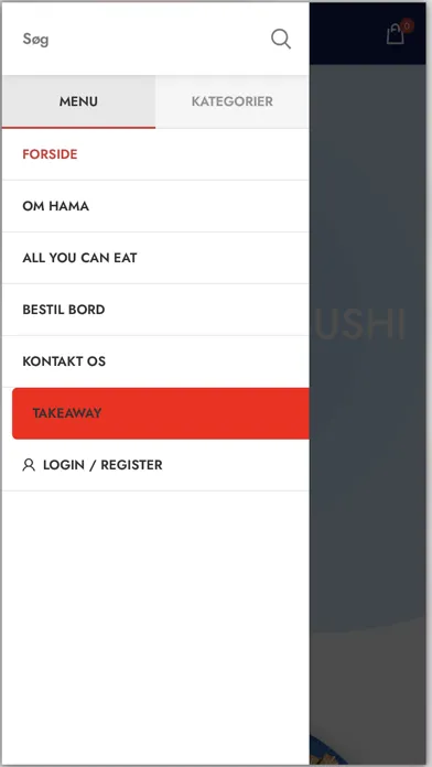 Tangkapan skrin Hama Sushi Restaurant