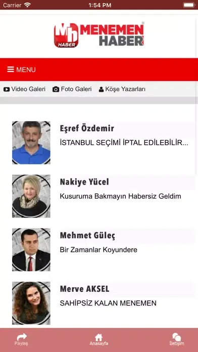 Captures d'écran de Menemen Haber - Son Dakika