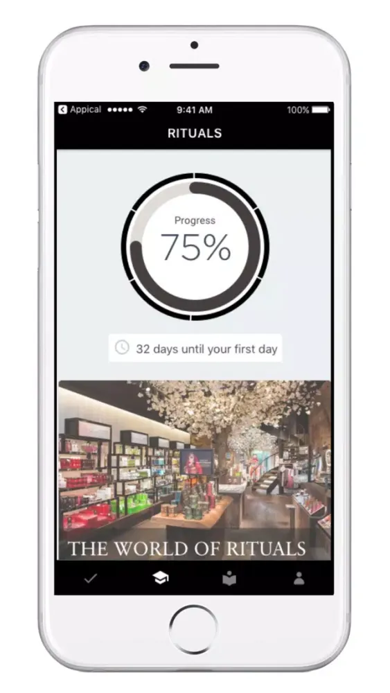 Zrzuty ekranu Rituals Learn.