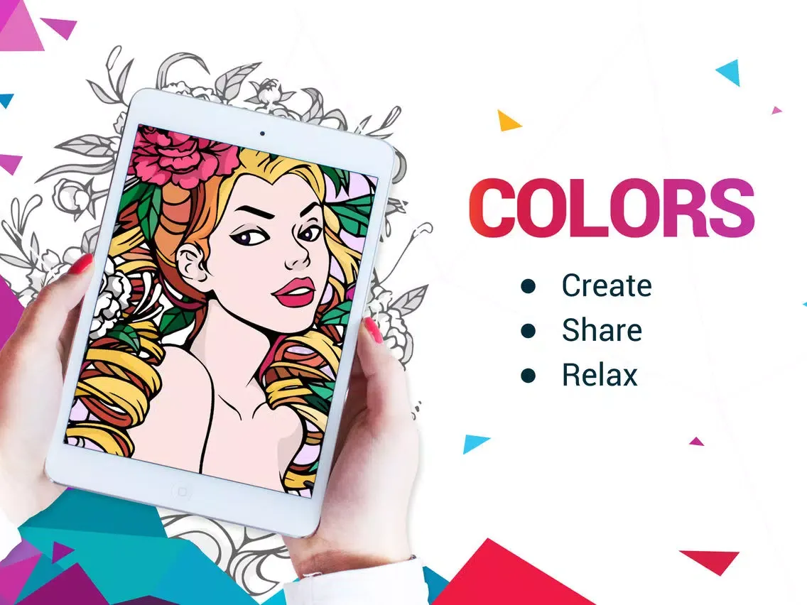 Screenshot di Adult Coloring Book | COLORS iPad