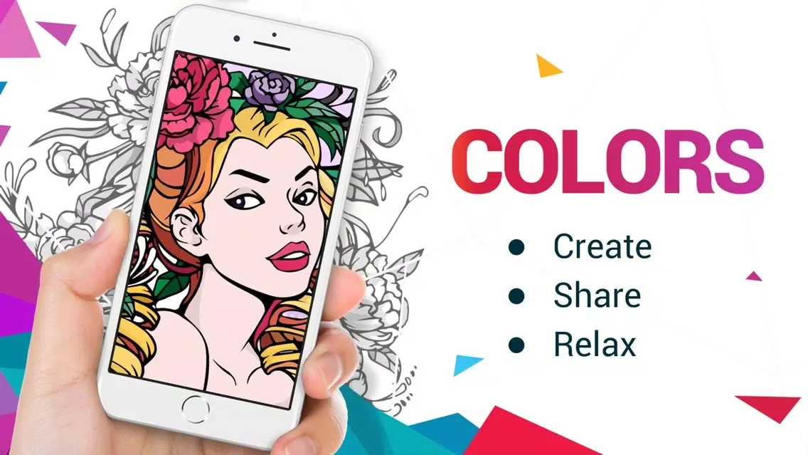 Screenshot di Adult Coloring Book | COLORS